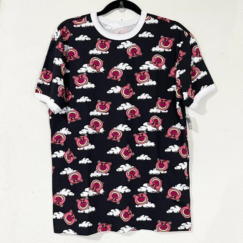 Disney Parks Pixar Toy Story 3 Lotso Huggin Bear Ringer Shirt NWT Size‎ Small